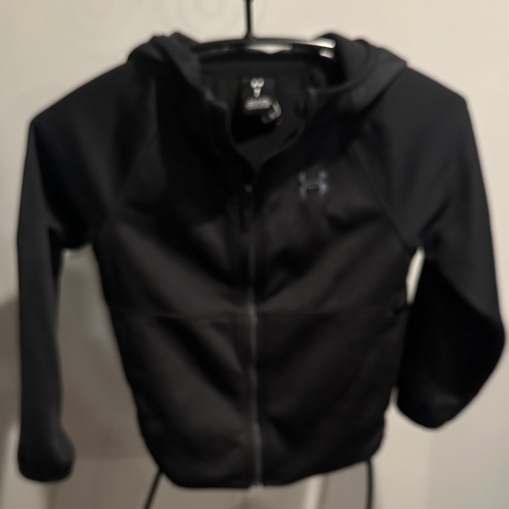 Under Armour Jet Black Full-Zip Hoodie